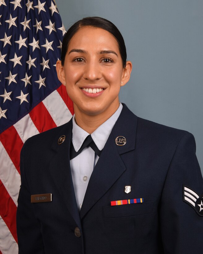 Senior Airman Jeanette Salgado, 445th Aeromedical Staging Squadron medical materiel journeyman, is the 445th Airlift Wing Airman of the Quarter.