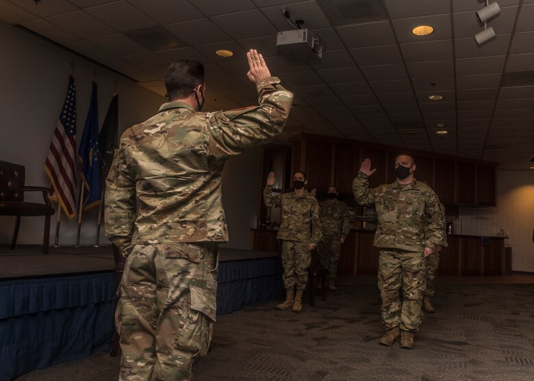 A photo of Guardians swearing in