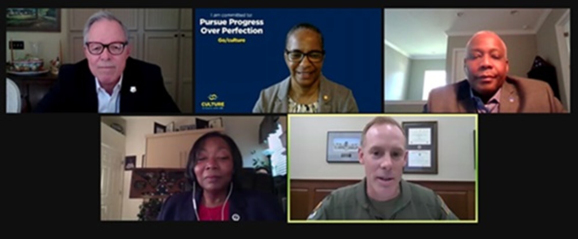 The 6th Aerial Refueling Wing hosted a Tampa civic leader speaker panel during an online event to discuss diversity and inclusion, Feb. 5, 2021.