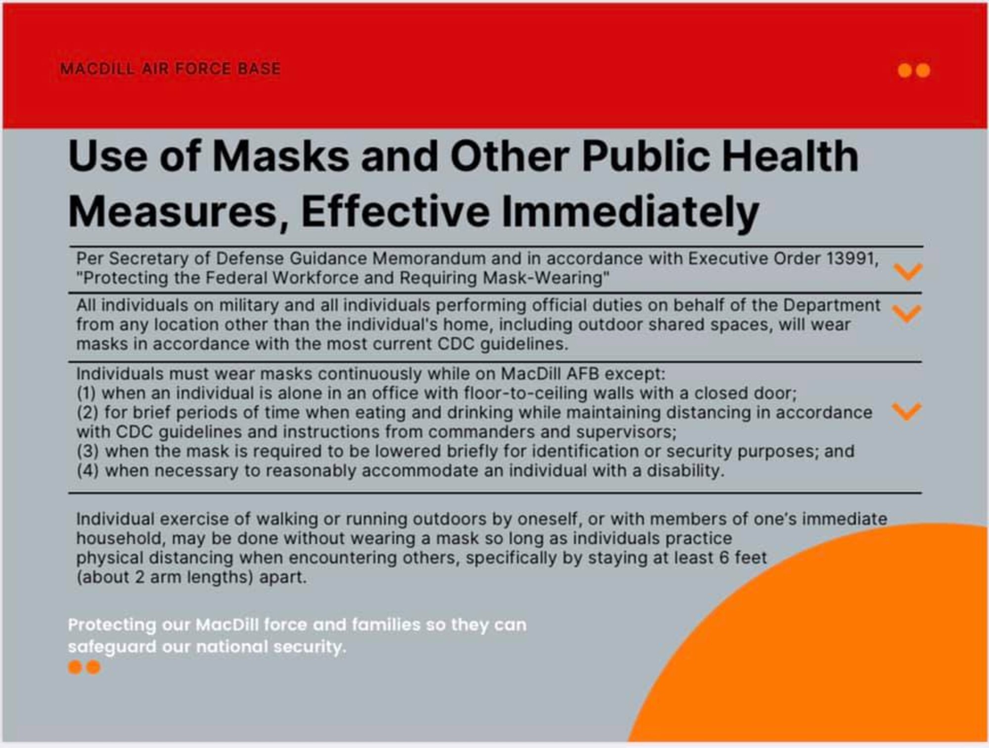 New Mask Guidance