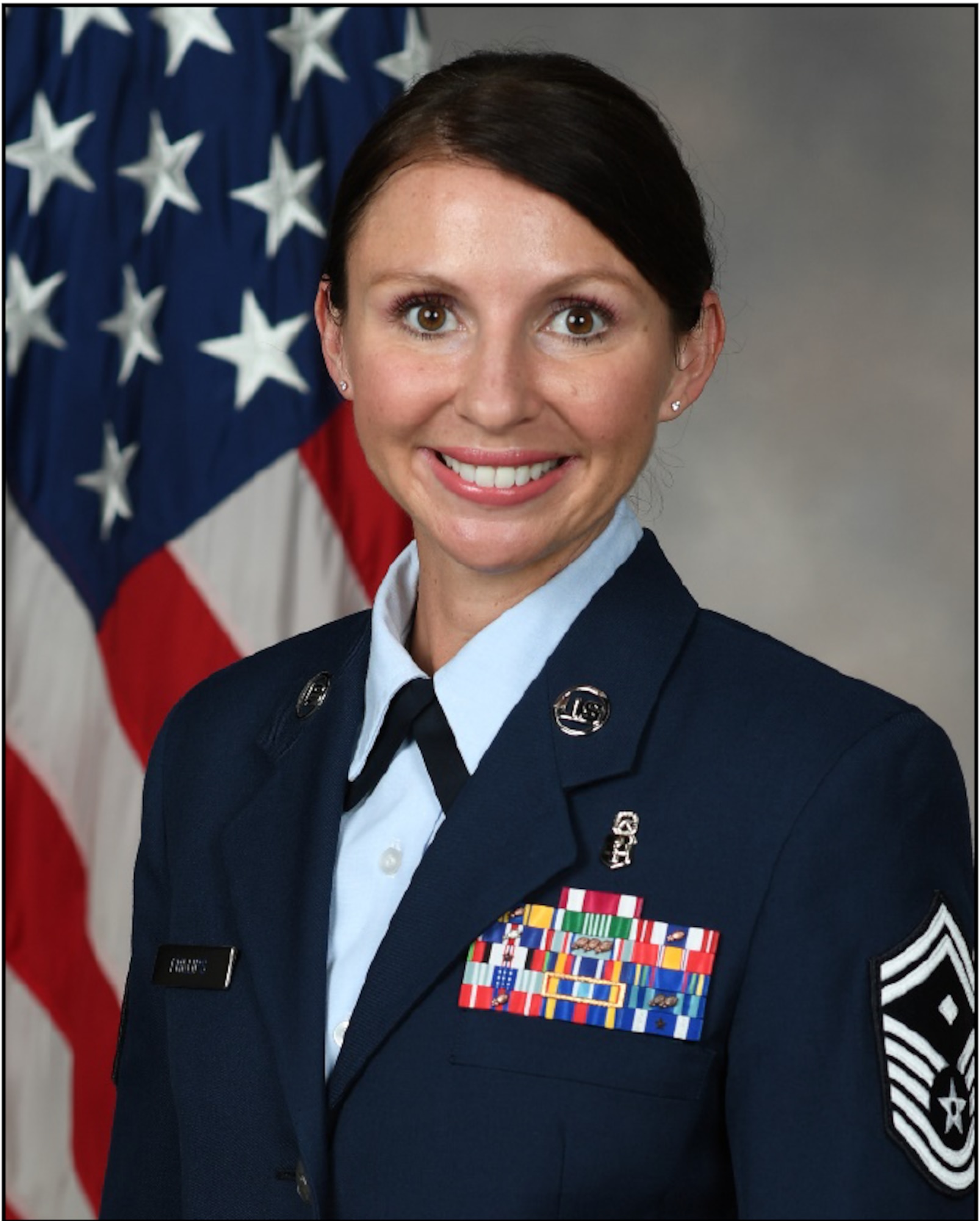 Official portrait of SMSgt Elise Phillips