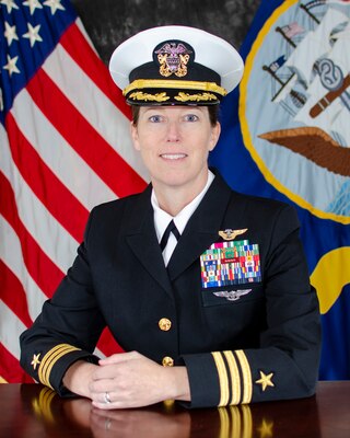 NORFOLK, Va. (Feb. 13, 2021) Official portrait of Cmdr. Elouise Hurst (U.S. Navy photo)