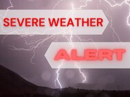 Severe weather alert graphic