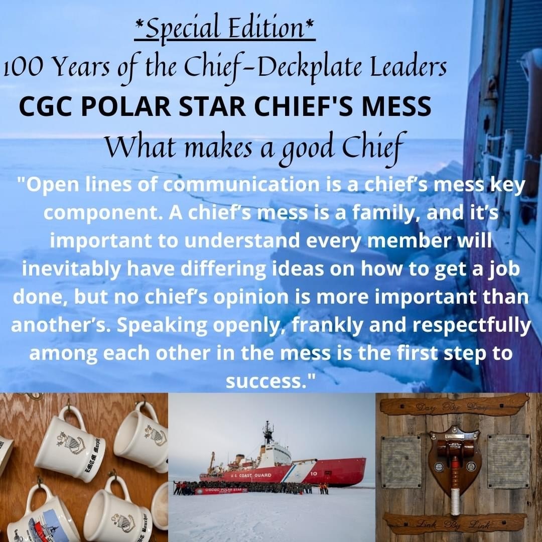 Polar Star Chiefs Mess is the deckplate leader of the week this week!