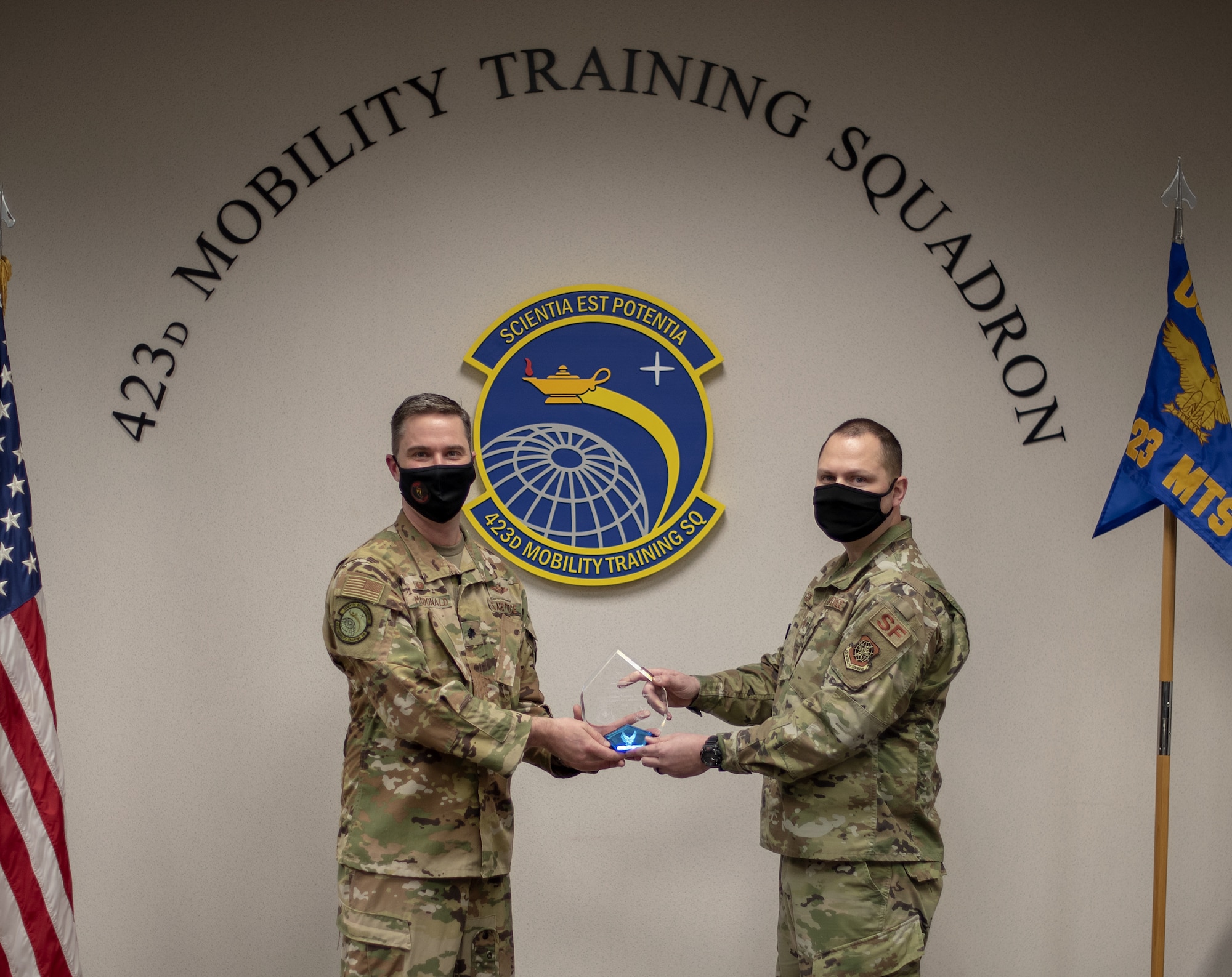 USAF Expeditionary Operations School Defender is AMC’s 2020 Outstanding Security Forces Support Staff SNCO