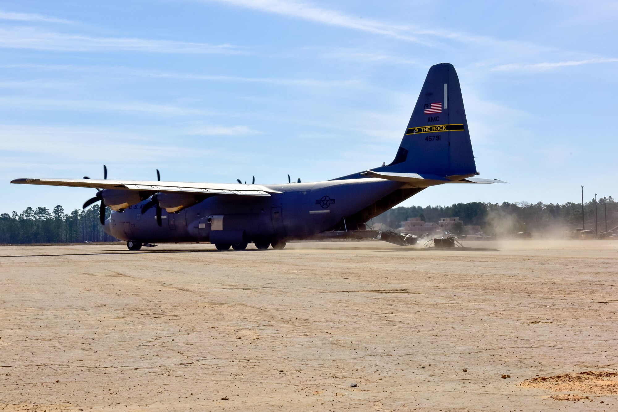 Cargo is offloaded