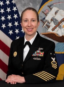 Official Portrait of Master Chief Petty Officer (IW/SW) Brandi L. Anger