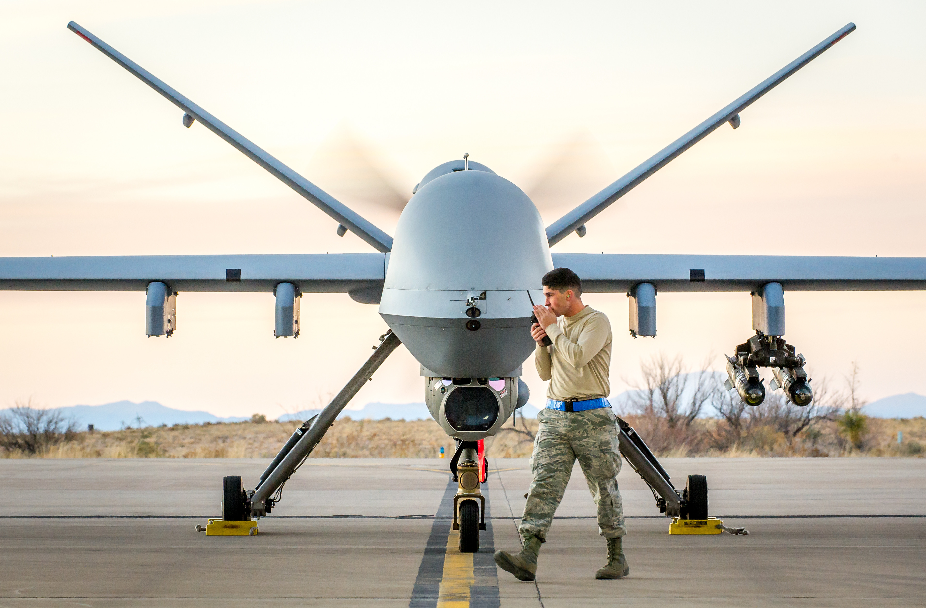 Drones team with fighter aircraft and help inspect airports - GPS World