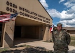 Air Force Master Sgt. Matthew Hernandez, first sergeant with the 502nd Communications Squadron
