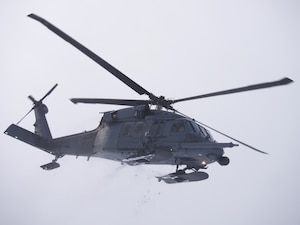 212th Rescue Squadron marks change of command with unique Alaska backdrop