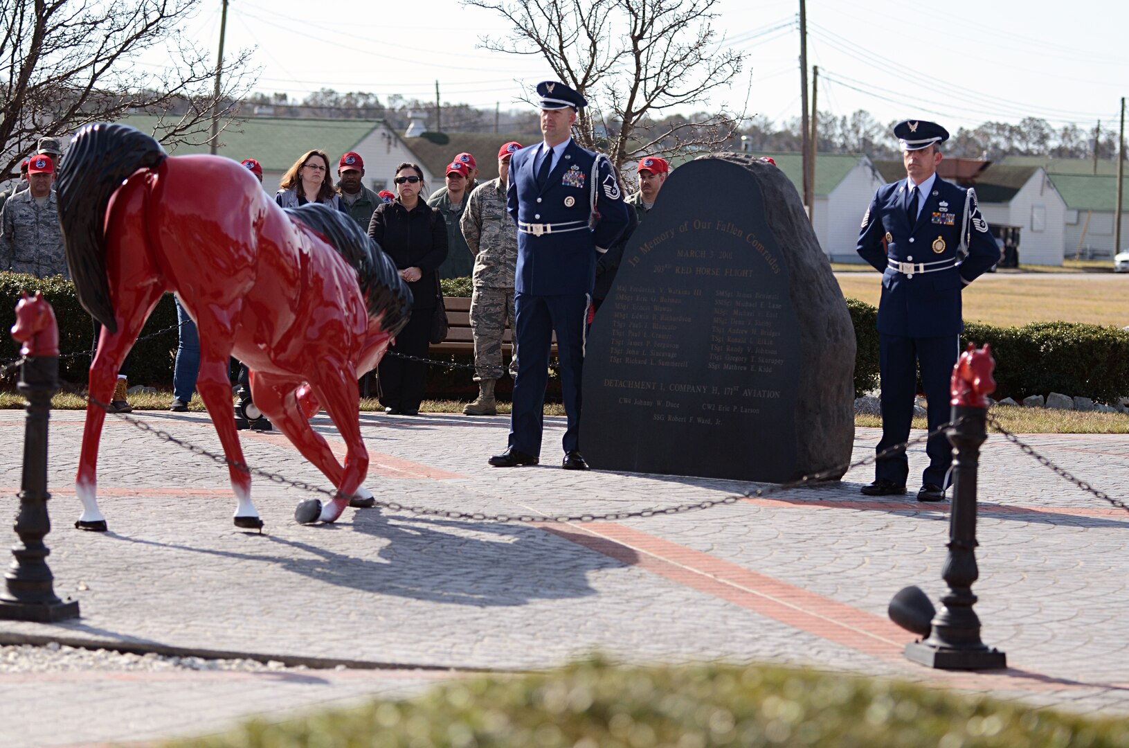 203rd RED HORSE ceremony remembers Airmen killed 15 years ago