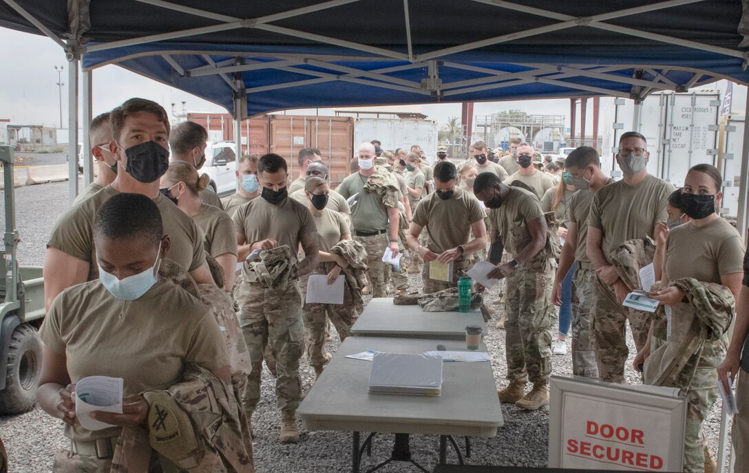 DLA Team Ensures U.S. Troops in Africa Receive COVID-19 Vaccine