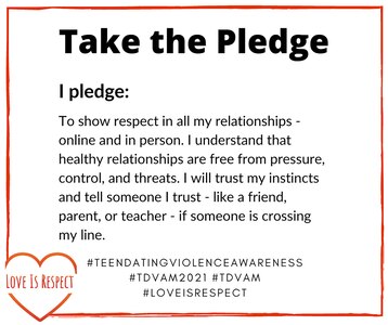 February is Teen Dating Violence Awareness and Prevention Month, or TDVAM.