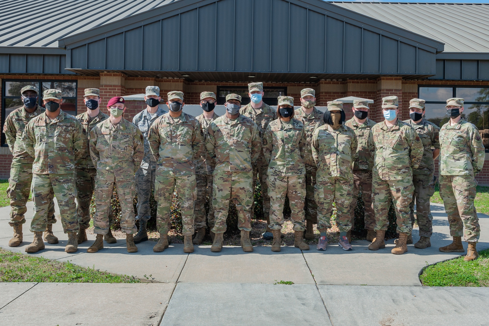 Photo of Airmen posing for a photo