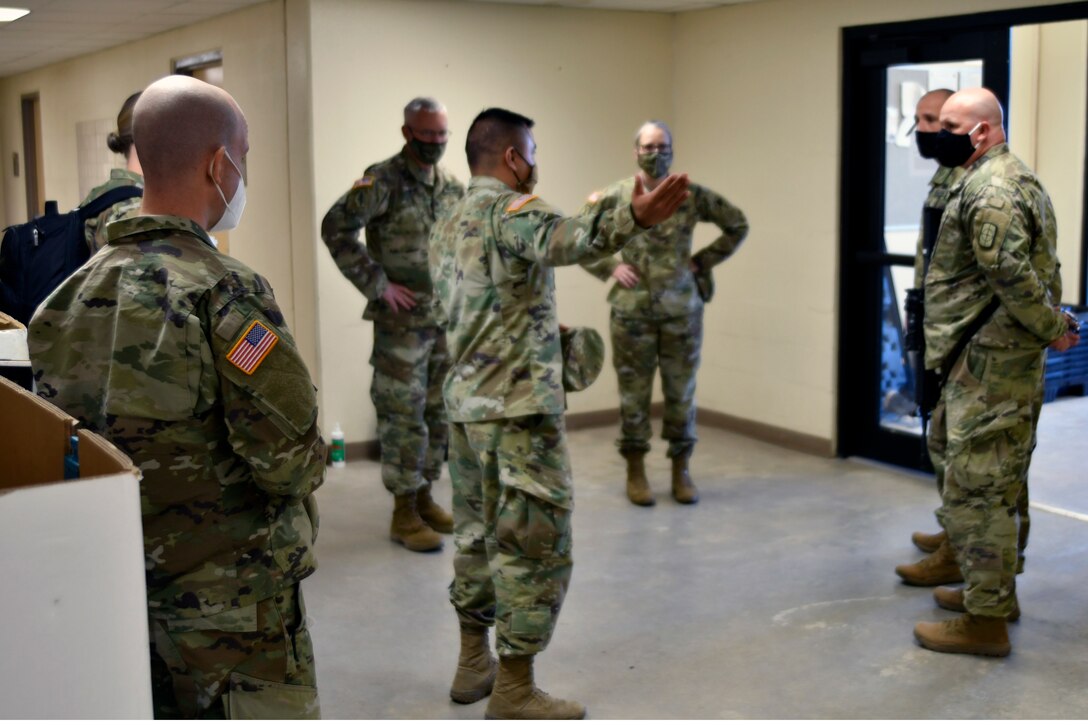 Brig. Gen. Link visits 806th Engineer Company (Route Clearance)