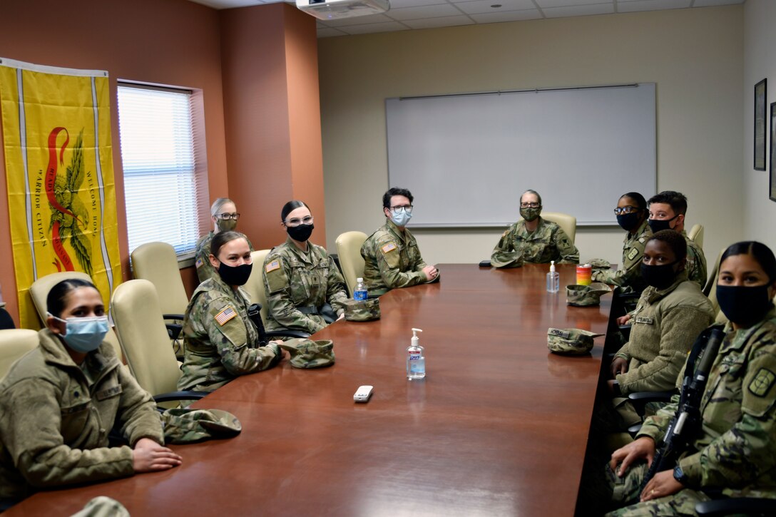 Brig. Gen. Link visits 806th Engineer Company (Route Clearance)