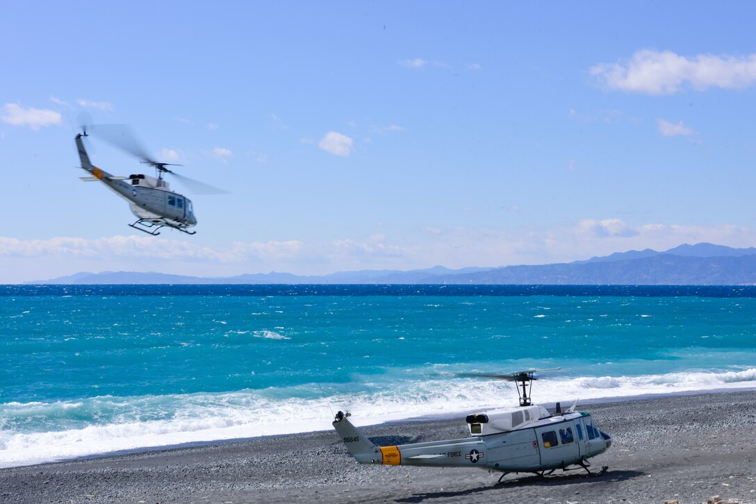 Two Helicopters at Numazu Beach