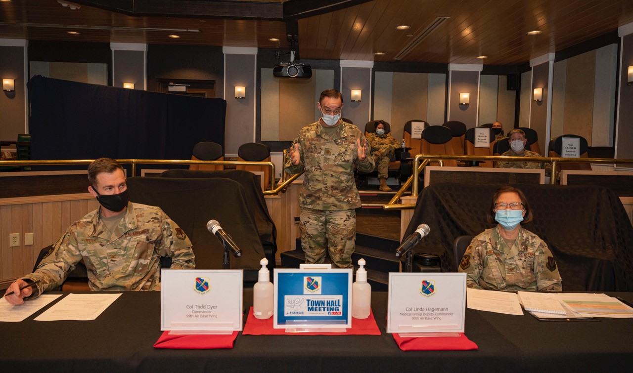 Nellis hosts virtual COVID19 Town Hall > Nellis Air Force Base > Article Display