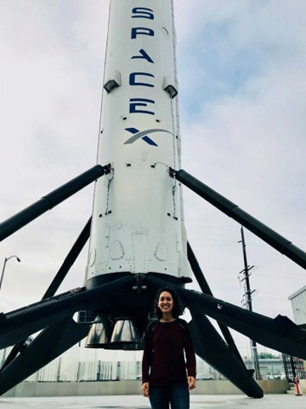 Capt. Alexis Sanchez Martinez, a Developmental Engineer, works with SpaceX, an aerospace company who designs, manufactures, and launches advanced rockets with the goal of reducing space transportation costs.