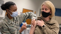 11th Wing Leadership vaccinated for COVID-19