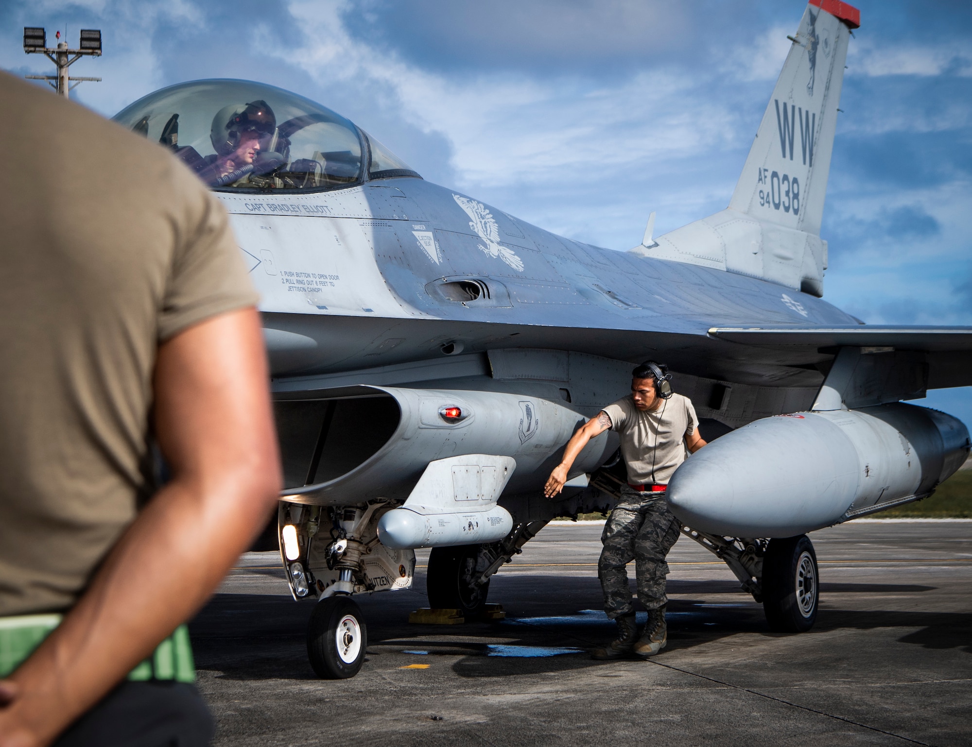 More than 230 Airmen and 15 F-16’s from the 35th Fighter Wing forward deployed to Andersen Air Force Base, Guam, as the lead wing for Cope North 21 (CN21), Feb. 3-19.