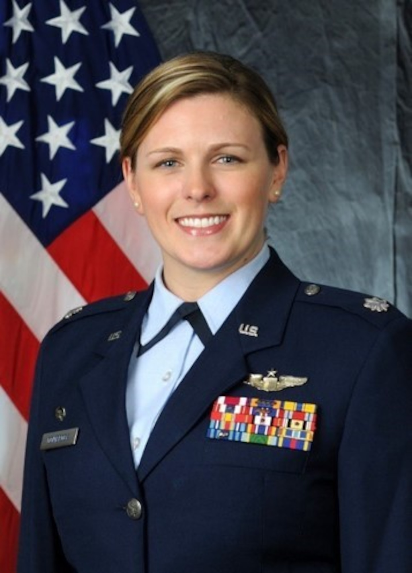 Lt. Col. Melissa Dombrock, 76th Airlift Squadron commander