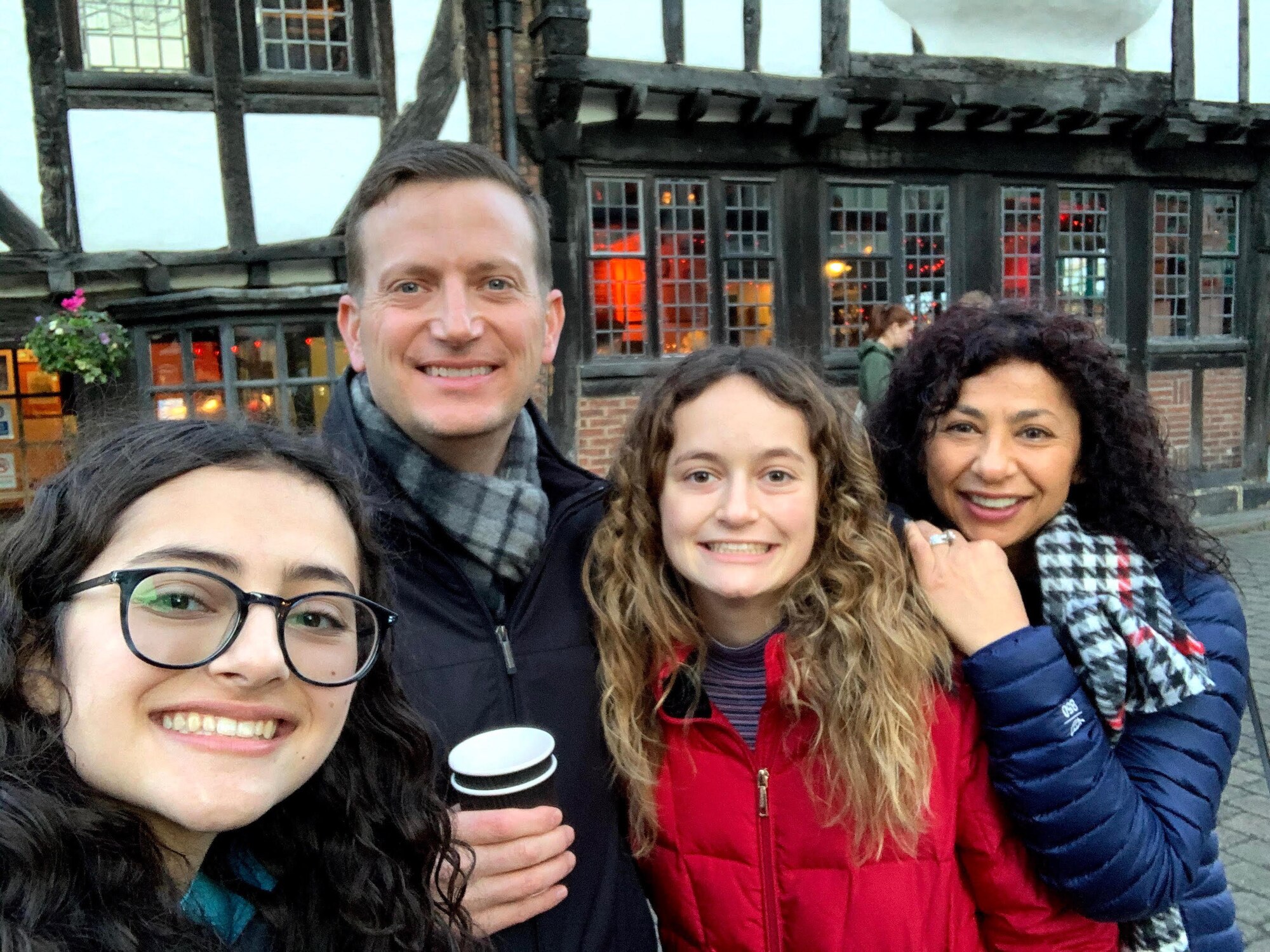U.S. Air Force Col. Richard Martin, center left, 423rd Air Base Squadron commander, poses for a family photo in York, United Kingdom. (Courtesy photo)