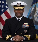 Studio portrait of Cmdr. Brian Anthony