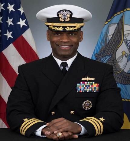 Studio portrait of Cmdr. Brian Anthony