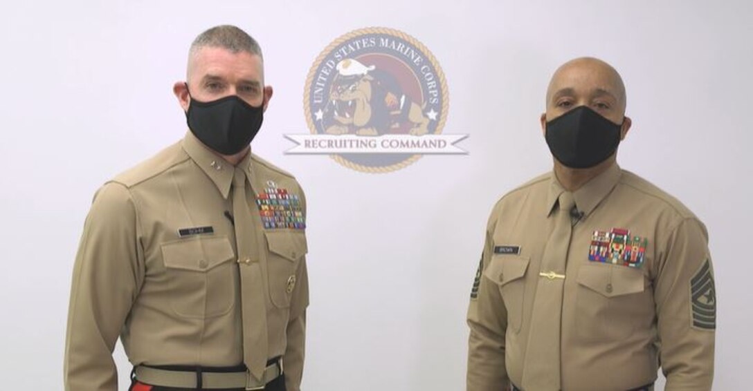 Marine Corps Recruiting Command's commanding general, Maj.Gen. Jason Bohm, and sergeant major, Sgt. Maj. Cortez Brown, speak on the COVID-19 vaccine Feb. 22, 2021 on Marine Corps Base Quantico, Virginia. As the vaccine is becoming more available to the military and civilians, some recruiters have questions about the vaccine. This video addresses some questions about the vaccine and encourages people to voluntarily opt in for the safety of the communities where they live and serve.