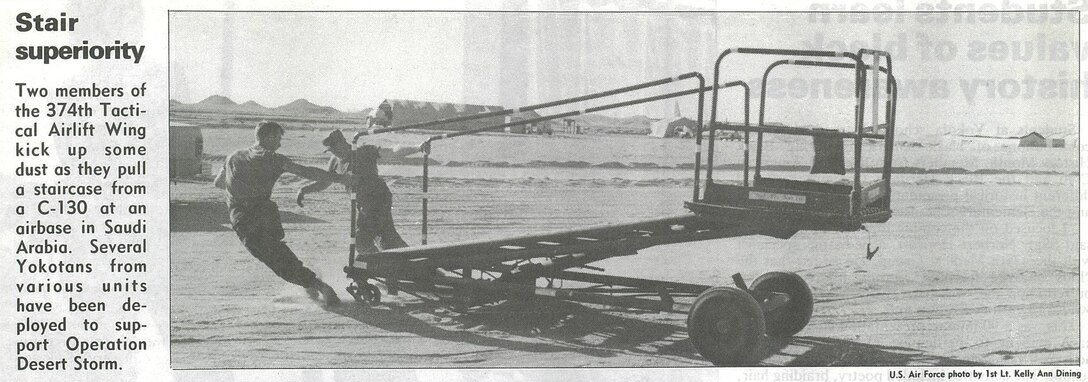 Photo featured in March 15, 1991 Fuji Flyer newsletter. (Courtesy photo)