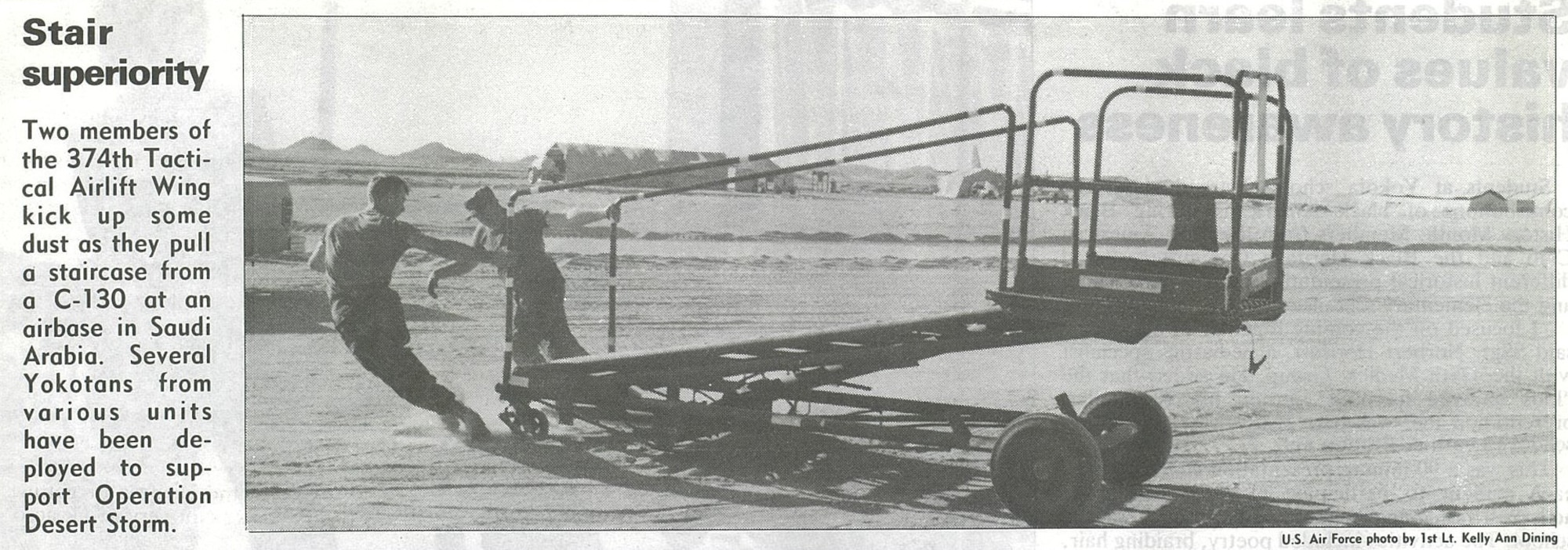 Photo featured in March 15, 1991 Fuji Flyer newsletter. (Courtesy photo)