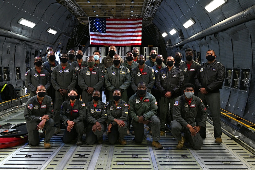 Photos of Airmen during Tuskegee heritage flight