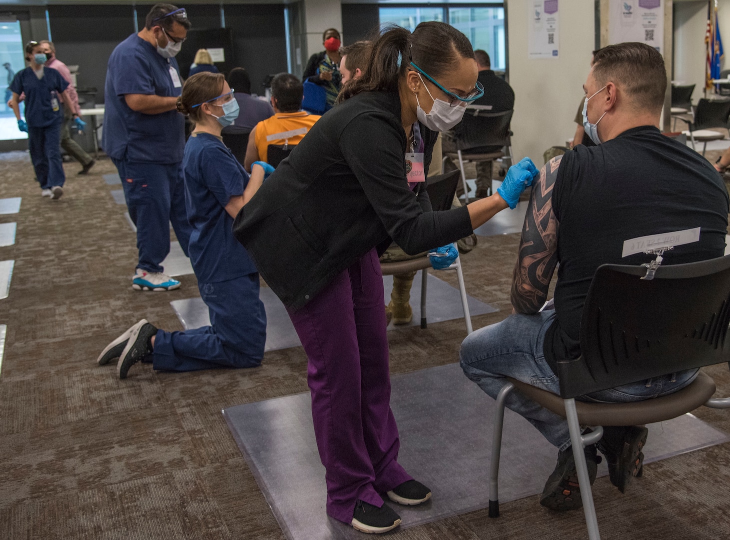 Since the arrival of the Pfizer vaccine to Wilford Hall Ambulatory Surgical Center on Dec. 14, 2020, more than 50 nurses and medical technicians have volunteered to administer the vaccine.