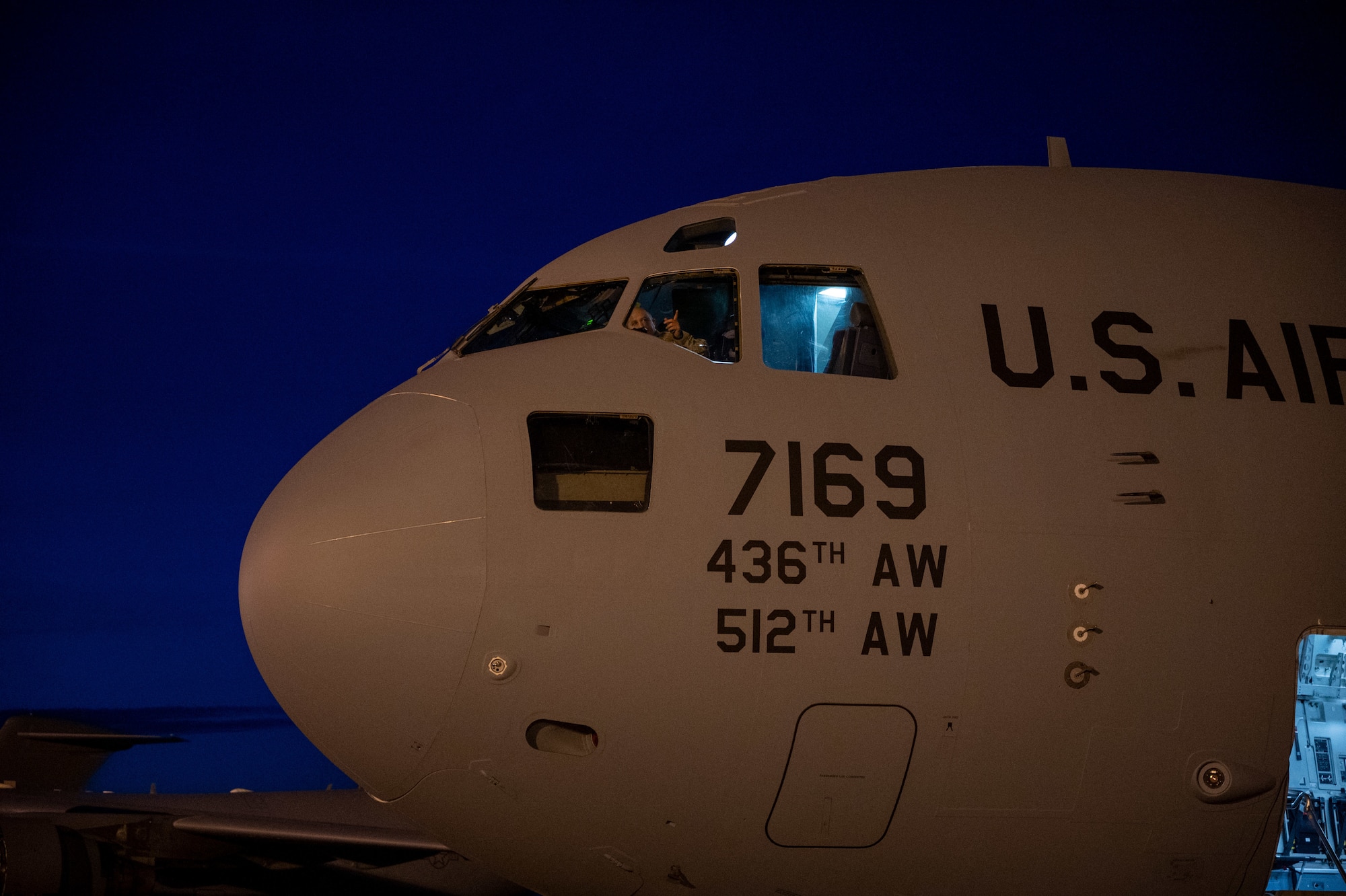 A C-17 Globemaster III is prepared for a local training mission during a simulated deployment exercise, at Dover Air Force Base, Delaware, Feb. 17, 2021. The Liberty Eagle Readiness Exercise evaluated Team Dover’s ability to rapidly deploy Airmen, Guardians and equipment with limited notice. (U.S. Air Force photo by Airman 1st Class Faith Schaefer)