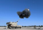 An Extended Range Cannon Artillery is tested at Yuma Proving Ground, Ariz., Nov. 18, 2018. The system is part of the Army's long-range precision fires portfolio. Army Chief of Staff Gen. James C. McConville said that the upcoming budget will continue to focus on modernization efforts, such as long-range precision fires, during a virtual discussion hosted by the Heritage Foundation Feb. 17, 2021.