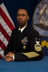 Studio portrait of CMDCM Cedric R. Marks