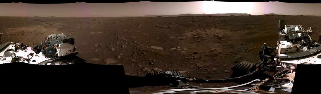 Panorama view of Mars