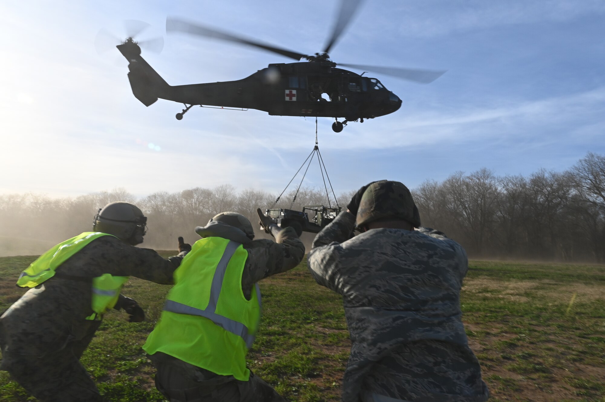 343rd Training Squadron/OL-A Airmen participate in joint exercises with the Texas Army National Guard.