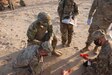 U.S. Soldiers with the 28th Expeditionary Combat Aviation Brigade's mortuary affairs team train on search and recovery. Search and recovery is a tactical task that includes the search and recovery, tentative identification, care and evacuation of human remains within the unit's area of responsibility.