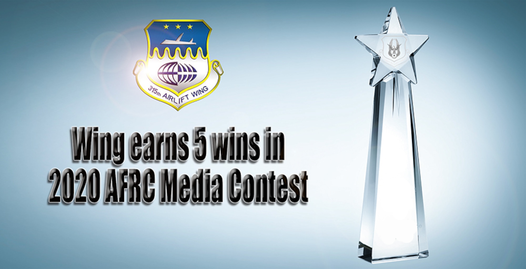Wing Wins 5 AFRC Media Contest awards