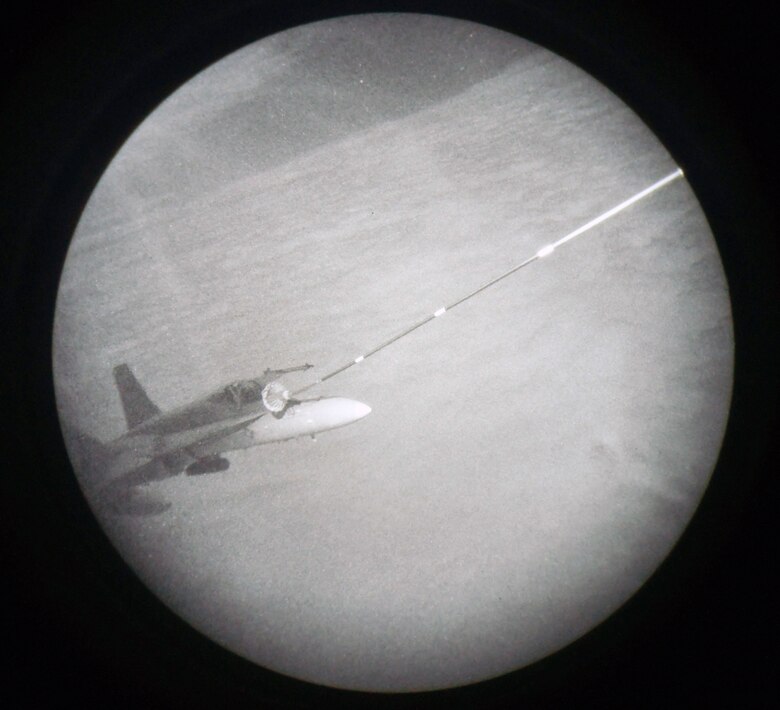 39th Rescue Squadron Refuels USMC F-18