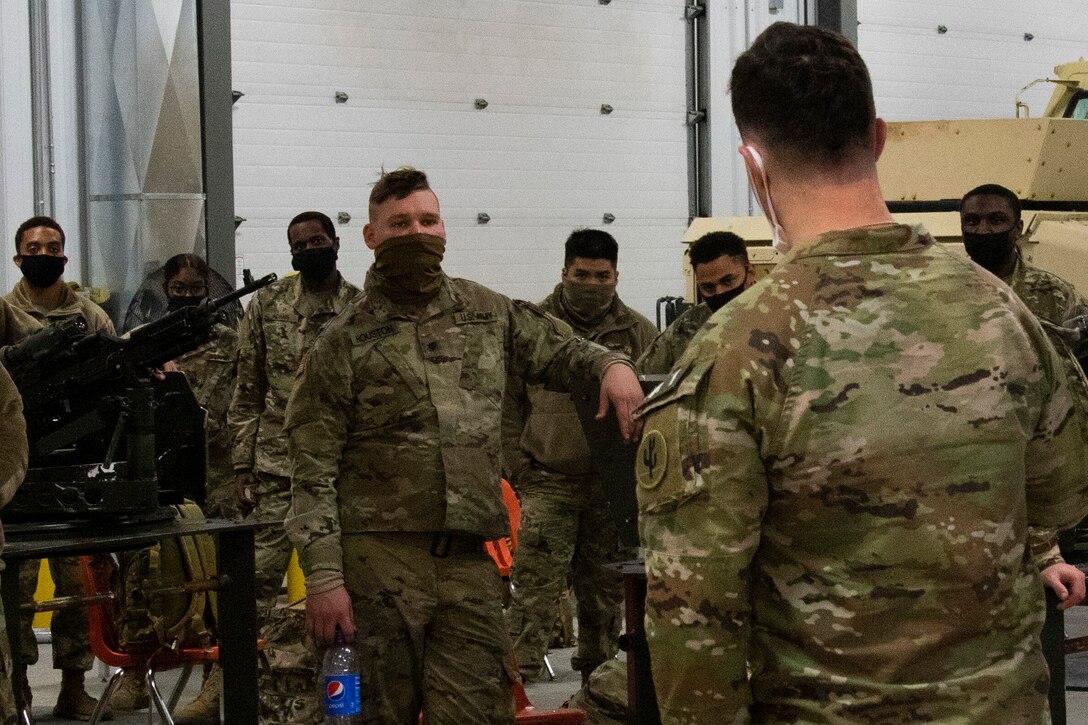 103rd Sustainment Command (Expeditionary) conducts convoy mounted preliminary marksmanship instructions