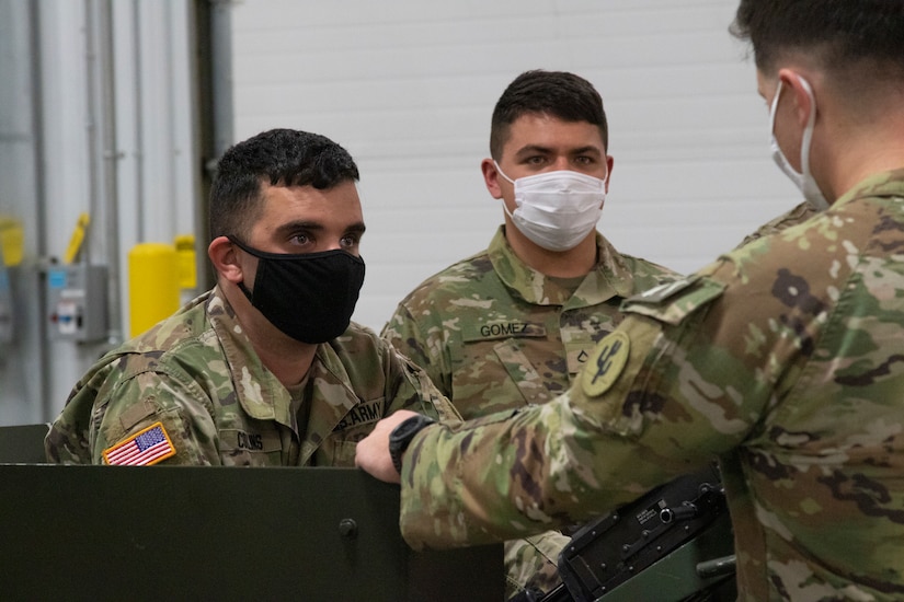 103rd Sustainment Command (Expeditionary) conducts convoy mounted preliminary marksmanship instructions