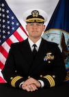 Studio portrait of Cmdr. Brett R. Seeley