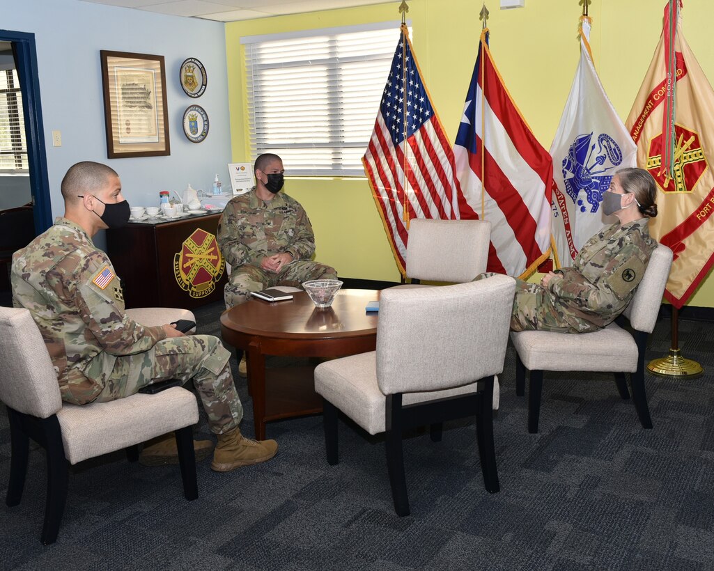 81st RD Commanding General Maj. Gen. Shawley visits Fort Buchanan as the garrison’s new senior commander