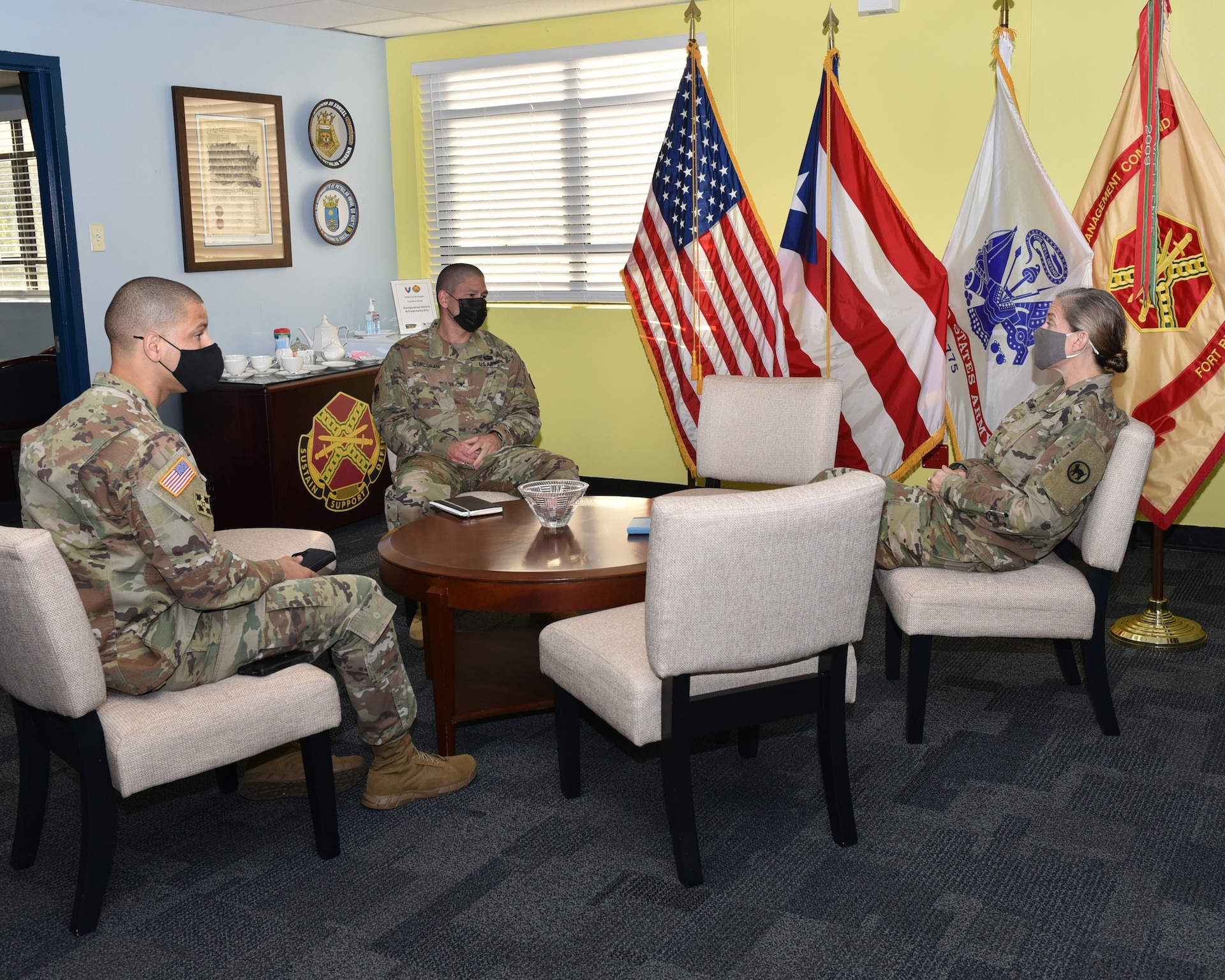 81st RD Commanding General Maj. Gen. Shawley visits Fort Buchanan as the garrison’s new senior commander