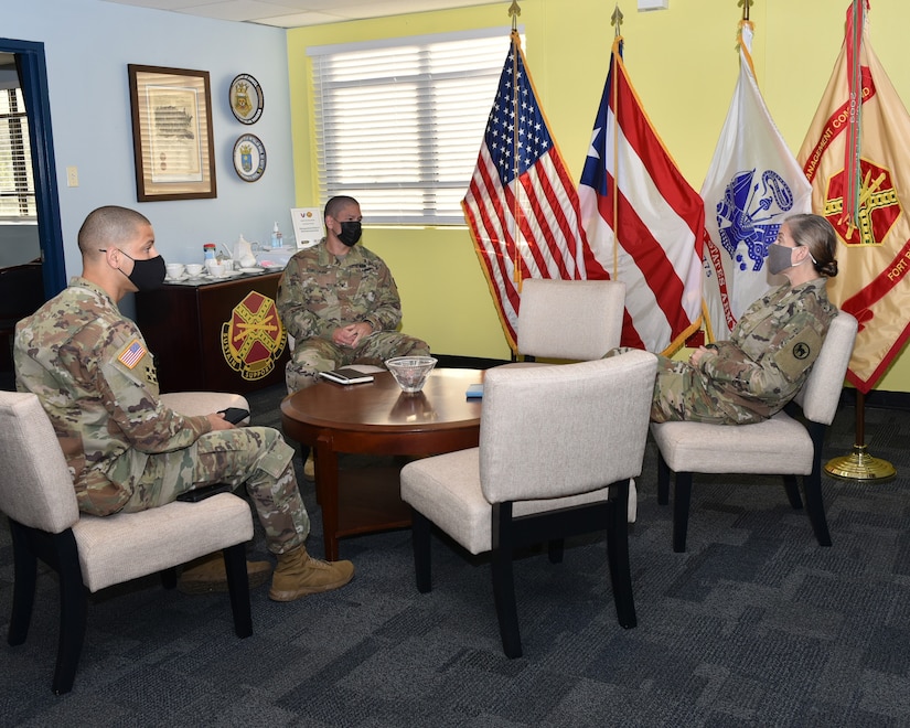 81st RD Commanding General Maj. Gen. Shawley visits Fort Buchanan as the garrison’s new senior commander