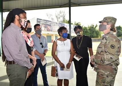 81st RD Commanding General Maj. Gen. Shawley visits Fort Buchanan as the garrison’s new senior commander