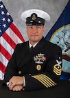 Studio portrait of CMDCS Aaron Davis